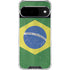 Brazil Flag Distressed Google Pixel 10 Clear Case